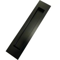 Puxador Concha de Embutir Aço Inox Black Preto 15cm CIA Puxador Concha de Embutir Aço Inox Black Preto 15cm CIA