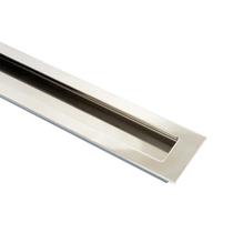Puxador Concha De Embutir Em Aço Inox 52cm