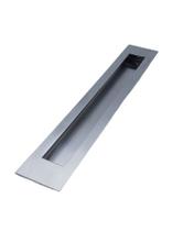 Puxador Concha De Embutir Para Portas Em Inox Escovado - 22cm Puxador Concha De Embutir Para Portas Em Inox Escovado - 22cm