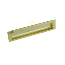 Puxador concha dourado italy line il155 metal 128mm c/ parafusos Puxador concha dourado italy line il155 metal 128mm c/ parafusos