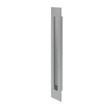 Puxador Concha Embutir 300mm Cavidade Quadrada Aço Inox Polido SM Pado