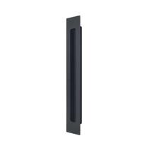 Puxador Concha Pado de Embutir 30cm Quadrado Preto Puxador Concha Pado de Embutir 30cm Quadrado Preto
