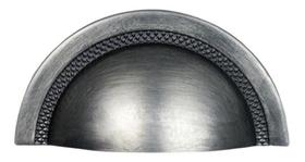 Puxador Concha Shell 64mm Níquel Velho Zen Design