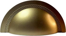 Puxador Concha Shell 64MM Zen Dourado Matte