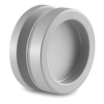 Puxador Concha Transpasse P/ Box Portas e Janelas Fosco