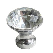 Puxador Cristal Com Base Cromada IL4508-029 - Italyline Puxador Cristal Com Base Cromada IL4508-029 - Italyline