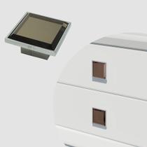 Puxador Cristal - IL 4517 - Bronze - 80MM