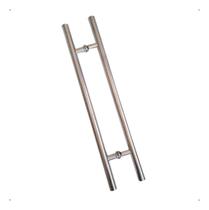Puxador Cromado Alumínio 80cm P/ Portas Portão Madeira Vidro