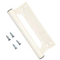 Puxador de Aluminio Buzio Porta Portao Correr Branco 145mm Puxador de Aluminio Buzio Porta Portao Correr Branco 145mm