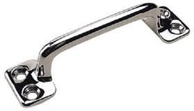 Puxador de elevação SEADOG 12 cm em latão fundido com superfície cromada, montagem de superfície Puxador de elevação SEADOG 12 cm em latão fundido com superfície cromada, montagem de superfície