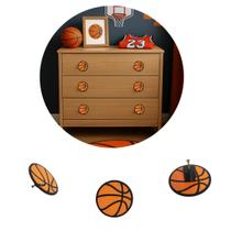 "Puxador de Gaveta Bola de Esporte Kit com 2 Unidades Decorativas para Móveis, Cômoda, Armário e Quarto Infantil" - Espaço 3d "Puxador de Gaveta Bola de Esporte Kit com 2 Unidades Decorativas para Móveis, Cômoda, Armário e Quarto Infantil" - Espaço 3d