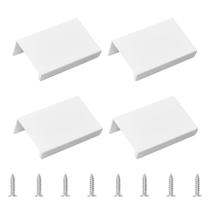 Puxador de Gaveta MOROBOR Branco em Alumínio 50x31x15 mm 4 Peças Puxador de Gaveta MOROBOR Branco em Alumínio 50x31x15 mm 4 Peças