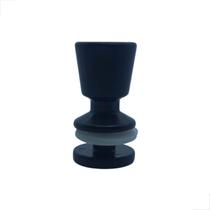 Puxador De Janela Com 19mm De Diâmetro Preto Puxador De Janela Com 19mm De Diâmetro Preto