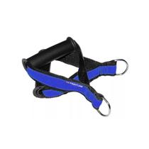 Puxador de Mão Estribo Nylon AZUL Alça Para CrossOver Remada Academia Pilates Puxada Triceps Biceps - Par