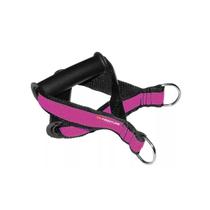 Puxador de Mão Estribo Nylon ROSA Alça Para CrossOver Remada Academia Pilates Puxada Triceps Biceps FEMININO- Par