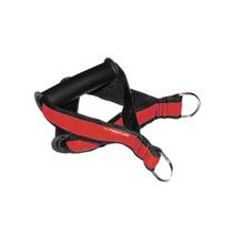 Puxador de Mão Estribo Nylon VERMELHO Alça Para CrossOver Remada Academia Pilates Puxada Triceps Biceps - Par