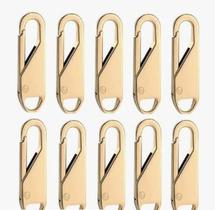 Puxador De Metal Universal Com Zíper com 10