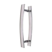 Puxador de Porta 80cm x 38mm Alumínio 7012 Curvo Barra Chata