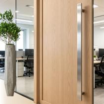 Puxador de Porta Duplo Inox Escovado 40cm Perseu Portas De Vidro, Correr, Pivotante Grego Metal Puxador de Porta Duplo Inox Escovado 40cm Perseu Portas De Vidro, Correr, Pivotante Grego Metal