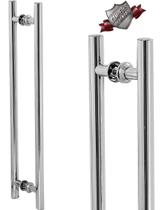 Puxador De Portão Social Polido Ou Escovado 60cm Puxador De Portão Social Polido Ou Escovado 60cm