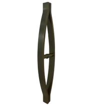 Puxador de um Ponto Bronze 50cm P/Porta Barra Chata 50cm - Alumínios Cometa Puxador de um Ponto Bronze 50cm P/Porta Barra Chata 50cm - Alumínios Cometa