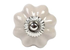 Puxador Decorativo de Cerâmica Cor Bege P/ Gaveta Armários - VENUS Puxador Decorativo de Cerâmica Cor Bege P/ Gaveta Armários - VENUS