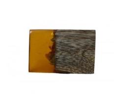 Puxador Decorativo de Madeira Detalhe Acrílico - VE Puxador Decorativo de Madeira Detalhe Acrílico - VE