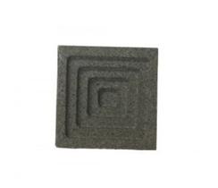 Puxador Decorativo Quadrado Concreto Cor Cinza Escuro Moveis