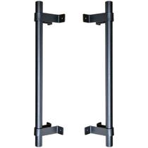 Puxador Duplo Aço Dixon Preto Fosco 300mm Puxador Duplo Aço Dixon Preto Fosco 300mm