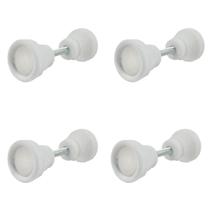 Puxador duplo box banheiro acrilico abrigo pia branco kit4pc Puxador duplo box banheiro acrilico abrigo pia branco kit4pc