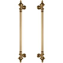 Puxador Duplo Classic 1000mm Ouro Velho Porta Pivotante Correr Passagem Madeira Vidro Colonial Clássico Rústico Puxador Duplo Classic 1000mm Ouro Velho Porta Pivotante Correr Passagem Madeira Vidro Colonial Clássico Rústico