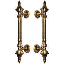 Puxador Duplo Classic 335mm Café - Máxima Metais