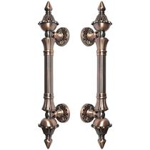 Puxador Duplo Classic 335mm Cobre Antigo Porta Pivotante Correr Passagem Madeira Vidro Colonial Clássico Rústico - Máxima Metais Puxador Duplo Classic 335mm Cobre Antigo Porta Pivotante Correr Passagem Madeira Vidro Colonial Clássico Rústico - Máxima Metais
