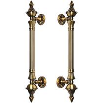 Puxador Duplo Classic 530mm Ouro Velho Porta Pivotante Correr Passagem Madeira Vidro Colonial Clássico Rústico Puxador Duplo Classic 530mm Ouro Velho Porta Pivotante Correr Passagem Madeira Vidro Colonial Clássico Rústico