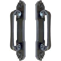 Puxador Duplo Colonial Porta Correr Madeira Rústico 220M