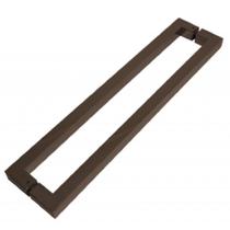 Puxador Duplo Goal 30X30 Inox Corten 600Mm Geris