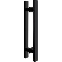 Puxador Duplo para Porta 45cm Inox BL6814 Ducon Metais Preto/Black Puxador Duplo para Porta 45cm Inox BL6814 Ducon Metais Preto/Black