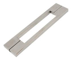 Puxador Duplo Para Porta Pivotante Em Aço Inox Twin 60cm