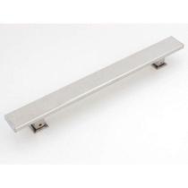 Puxador Duplo para Porta Planus 40cm Eco Geris Prata
