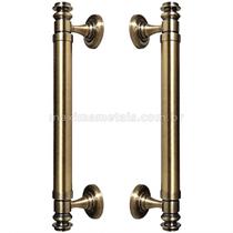Puxador Duplo Porta Pivotante Correr Rústico Davinci 300mm Bronze Antigo Puxador Duplo Porta Pivotante Correr Rústico Davinci 300mm Bronze Antigo