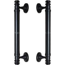 Puxador Duplo Porta Pivotante Correr Rústico Davinci 300Mm