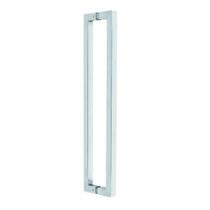 Puxador Duplo Quadrado 25mm x 25mm Inox 304 - Polido Puxador Duplo Quadrado 25mm x 25mm Inox 304 - Polido