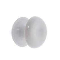 Puxador duplo redondo de resina para porta de vidro branco grande Puxador duplo redondo de resina para porta de vidro branco grande