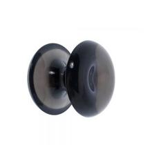 Puxador duplo redondo de resina para porta de vidro fumê grande Puxador duplo redondo de resina para porta de vidro fumê grande