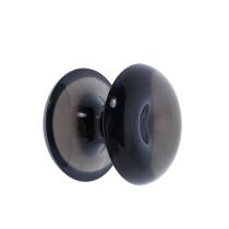 Puxador duplo redondo de resina para porta de vidro fumê grande Puxador duplo redondo de resina para porta de vidro fumê grande
