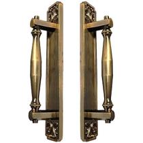 Puxador Duplo Strauss 250mm Café Antigo - Máxima Metais Puxador Duplo Strauss 250mm Café Antigo - Máxima Metais