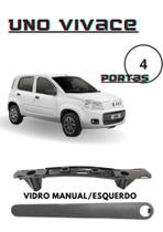 Puxador e Moldura Manual Uno Vivace 4 Portas Dianteiro 2010 até 2016