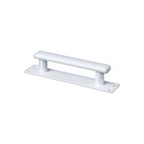 Puxador em aço 150mm branco porta portão ferro jocec Puxador em aço 150mm branco porta portão ferro jocec
