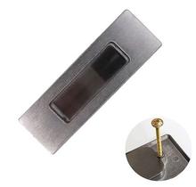 Puxador Embutir Concha Porta De Correr 15cm Inox Escovado