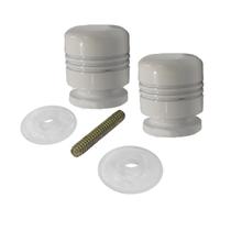 Puxador Estriado Em Alumínio Branco Para Box De Banheiro Puxador Estriado Em Alumínio Branco Para Box De Banheiro